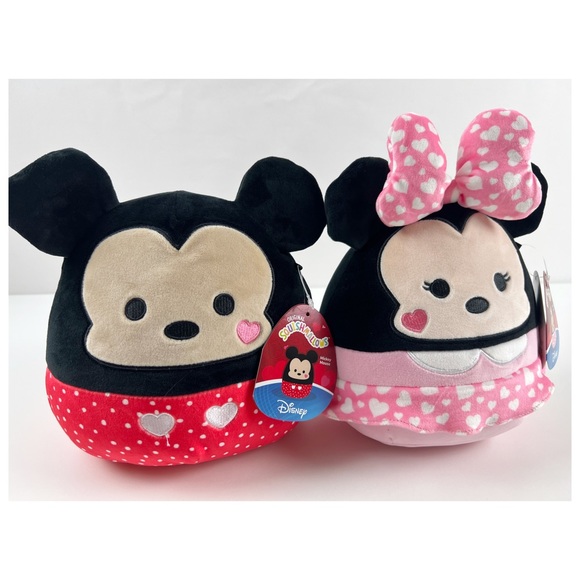 NWT Disney Mickey & Minnie Mouse 2023 Squishmallows Plush Stuffed 8" Soft - Picture 2 of 7
